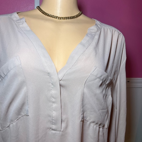 Women's Cream Blouse - Picture 2 of 7